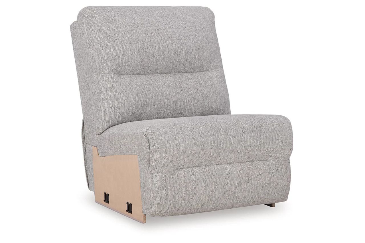 Acklen Place 7-Piece Power Sectional Reclining Sofa with Storage Console In Pewter 93605S20