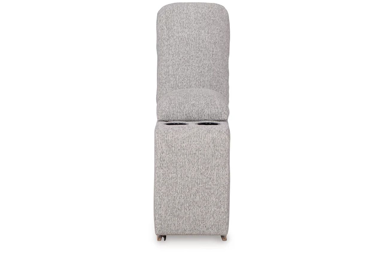 Acklen Place 7-Piece Power Sectional Reclining Sofa with Storage Console In Pewter 93605S20