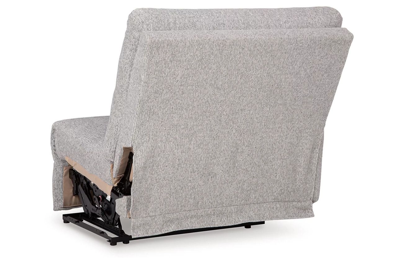 Acklen Place 7-Piece Power Sectional Reclining Sofa with Storage Console In Pewter 93605S20