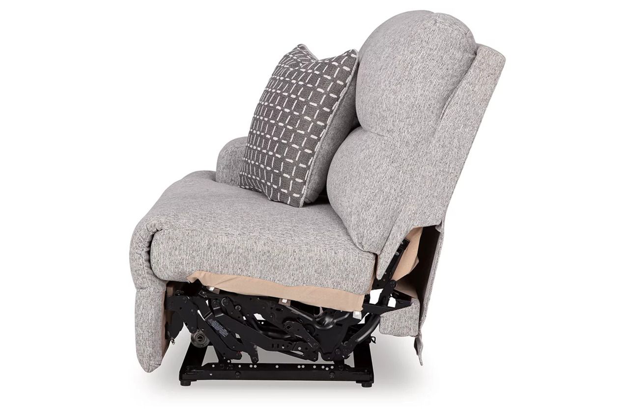 Acklen Place 7-Piece Power Sectional Reclining Sofa with Storage Console In Pewter 93605S20