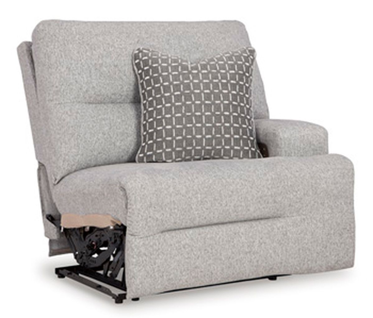 Acklen Place 7-Piece Power Sectional Reclining Sofa with Storage Console In Pewter 93605S20