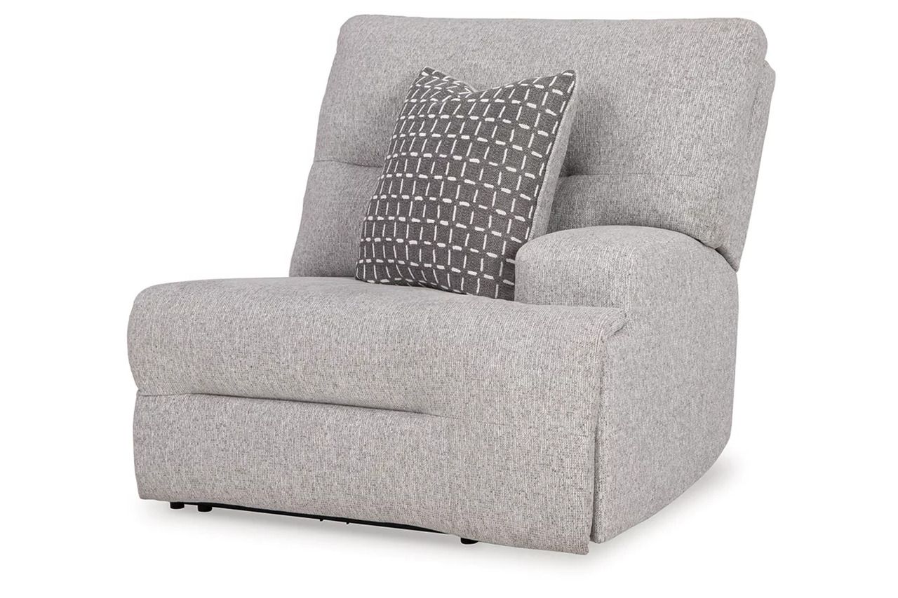 Acklen Place 7-Piece Power Sectional Reclining Sofa with Storage Console In Pewter 93605S20