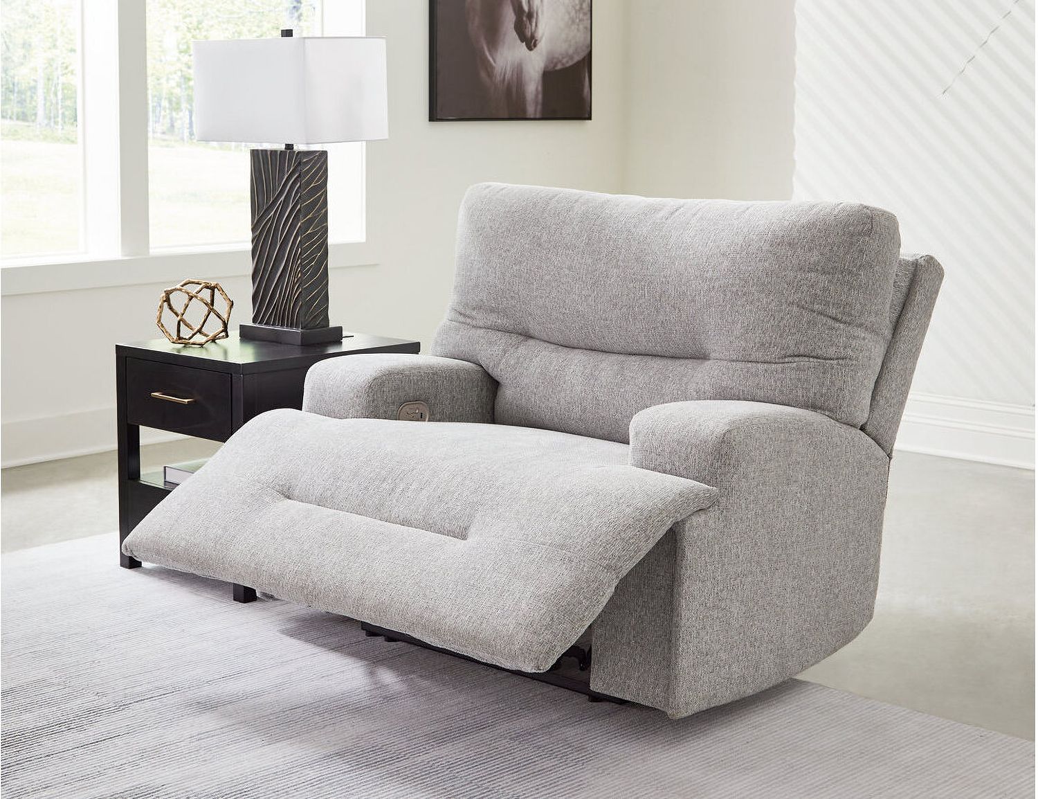 Acklen Place 5-Piece Power Reclining Sectional In Pewter 93605S3