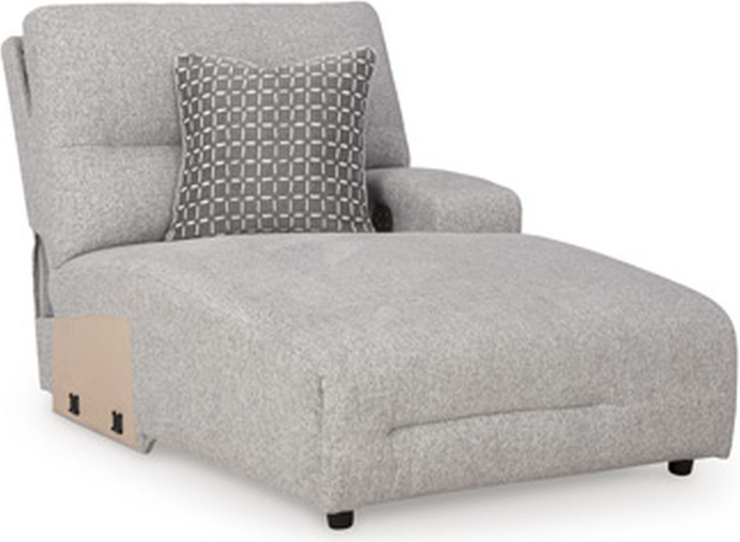 Acklen Place 3-Piece RAF Power Reclining Sectional Sofa with Chaise In Pewter 93605S4