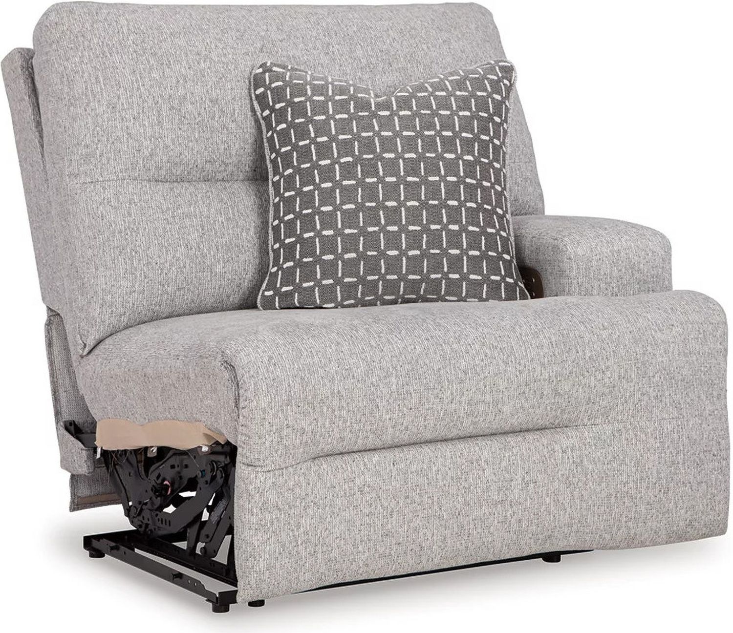 Acklen Place 3-Piece LAF Power Reclining Sectional Sofa with Chaise In Pewter 93605S5