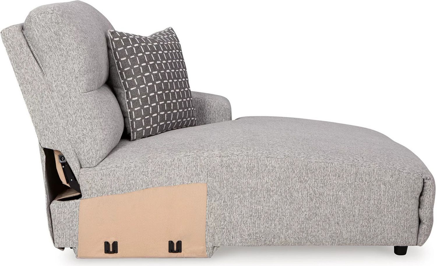Acklen Place 3-Piece Power Reclining Sectional with LAF Chaise In Pewter 93605S7
