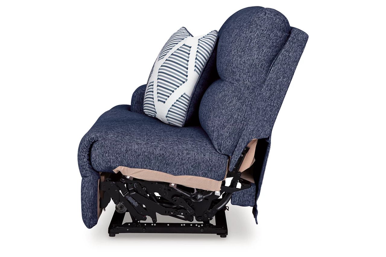 Acklen Place 6-Piece Power Reclining Sectional with RAF Chaise In Navy 93607S1