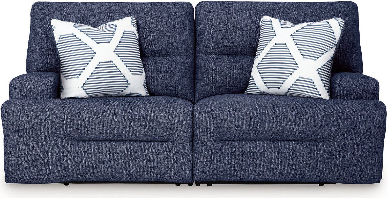 Acklen Place 2-Piece Power Reclining Sectional In Navy 93607S16