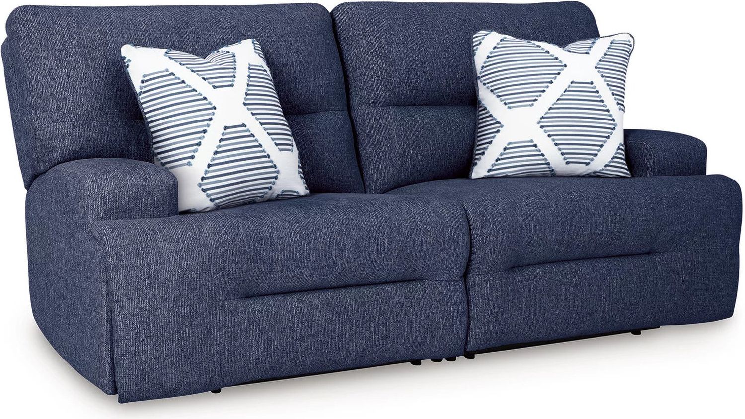 Acklen Place 2-Piece Power Reclining Sectional In Navy 93607S16