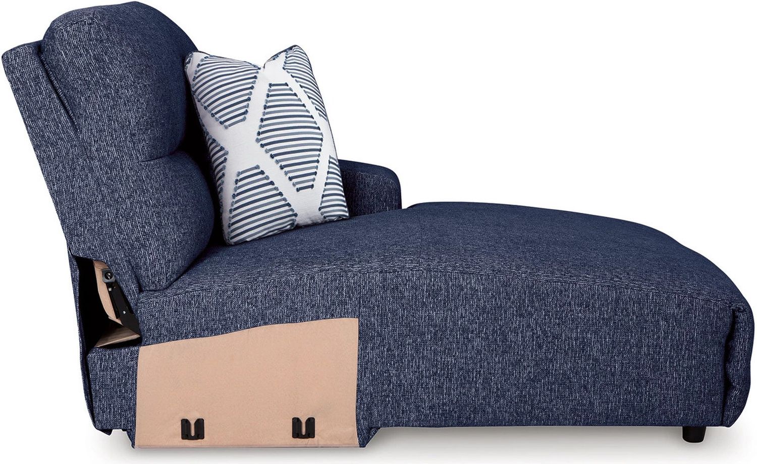 Acklen Place 3-Piece RAF Power Reclining Sectional In Navy 93607S17