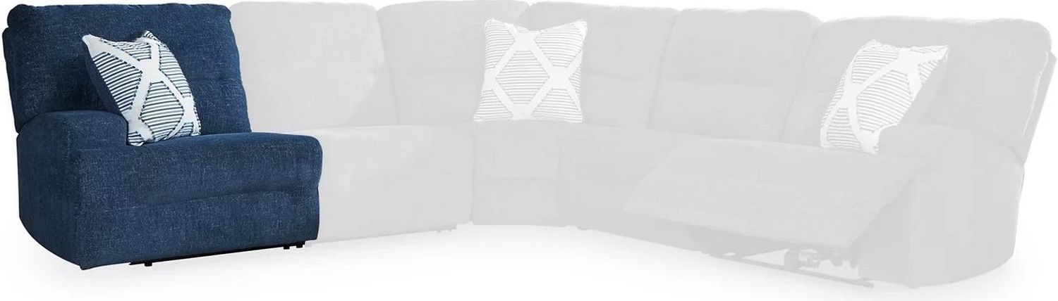 Acklen Place 3-Piece RAF Power Reclining Sectional In Navy 93607S17