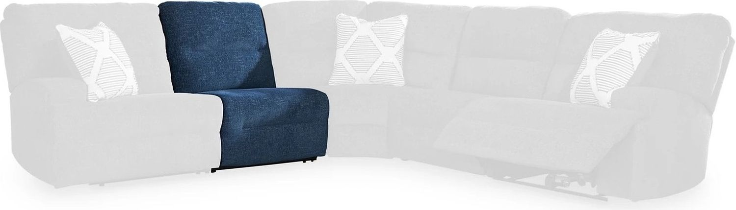 Acklen Place 3-Piece RAF Power Reclining Sectional In Navy 93607S17
