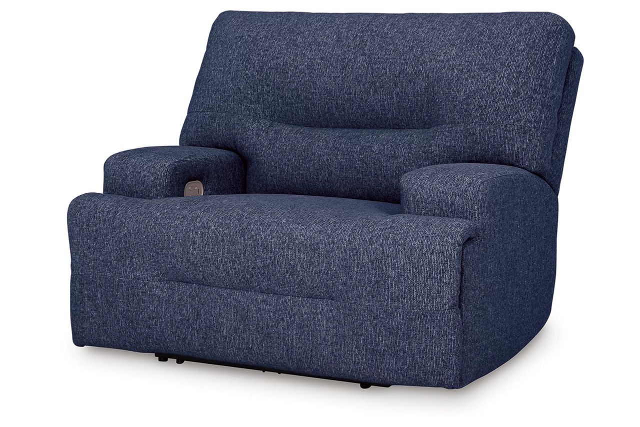 Acklen Place 6-Piece Power Reclining Sectional with LAF Chaise In Navy 93607S2