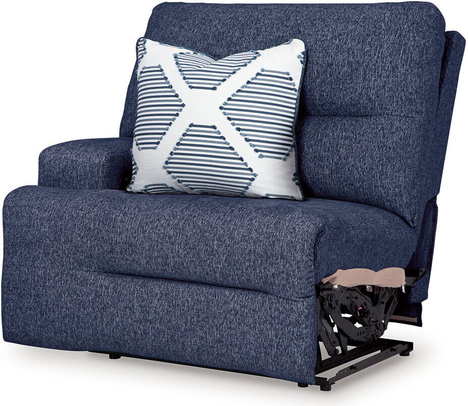 Acklen Place 5-Piece Power Reclining Sectional In Navy 93607S3