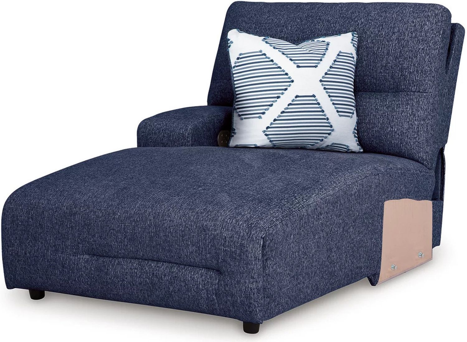 Acklen Place 5-Piece Power Reclining Sectional In Navy 93607S3