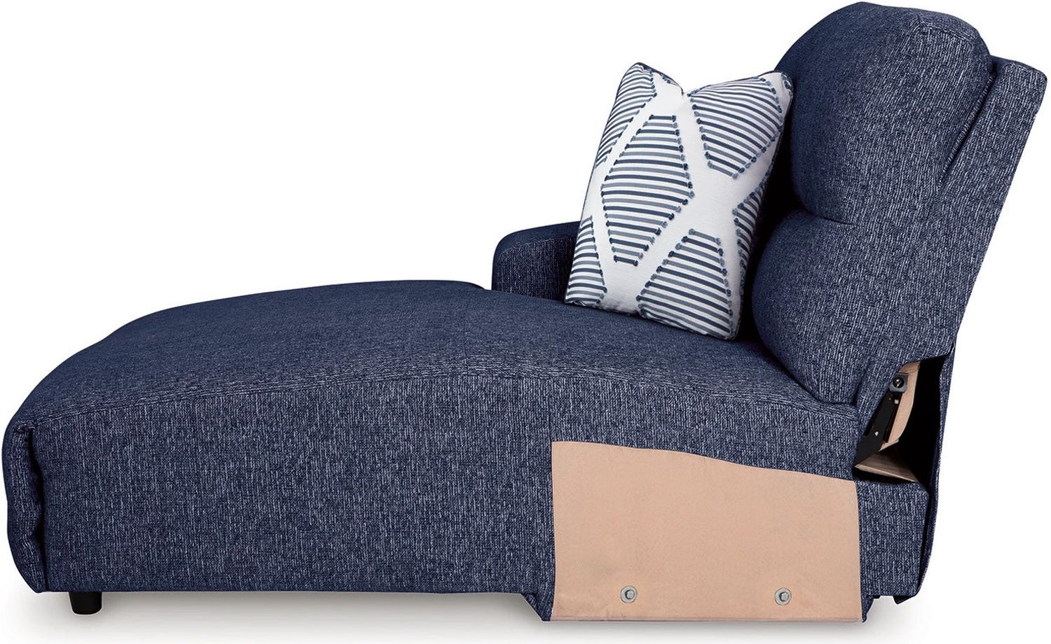 Acklen Place 5-Piece Power Reclining Sectional In Navy 93607S3