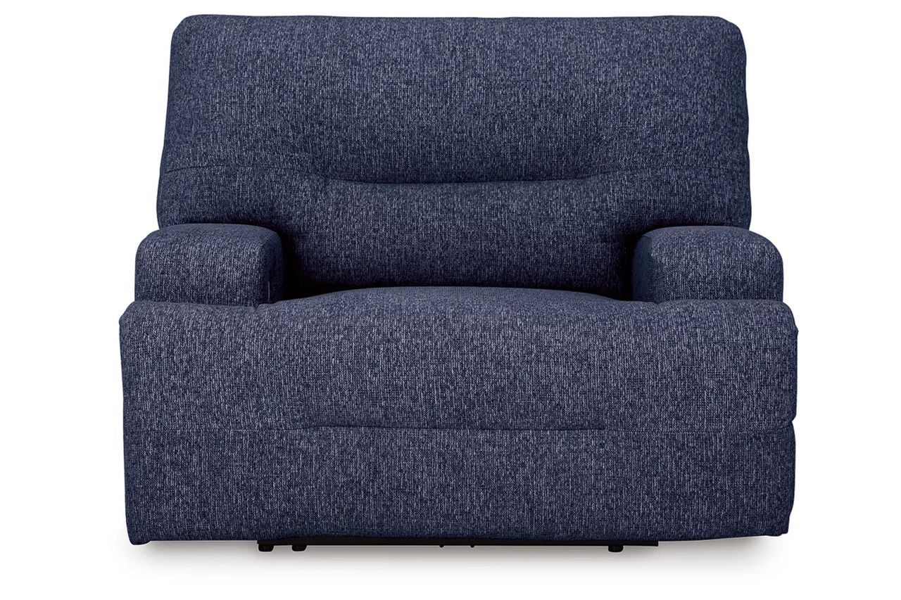 Acklen Place 3-Piece RAF Power Reclining Sectional Sofa with Chaise In Navy 93607S4