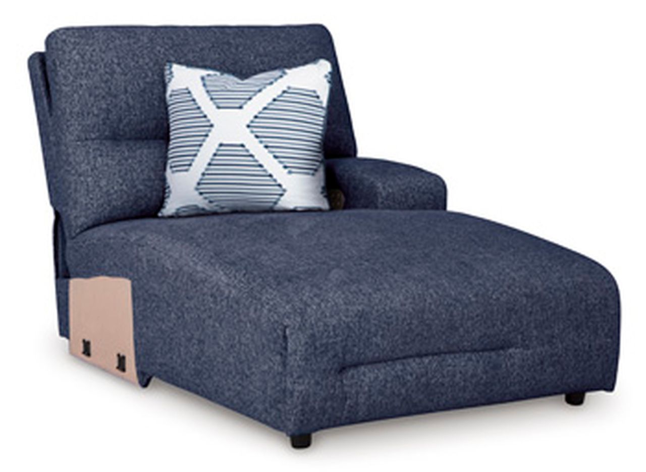 Acklen Place 3-Piece RAF Power Reclining Sectional Sofa with Chaise In Navy 93607S4
