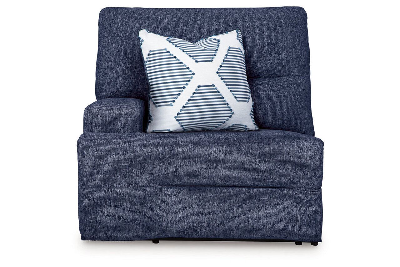 Acklen Place 3-Piece RAF Power Reclining Sectional Sofa with Chaise In Navy 93607S4