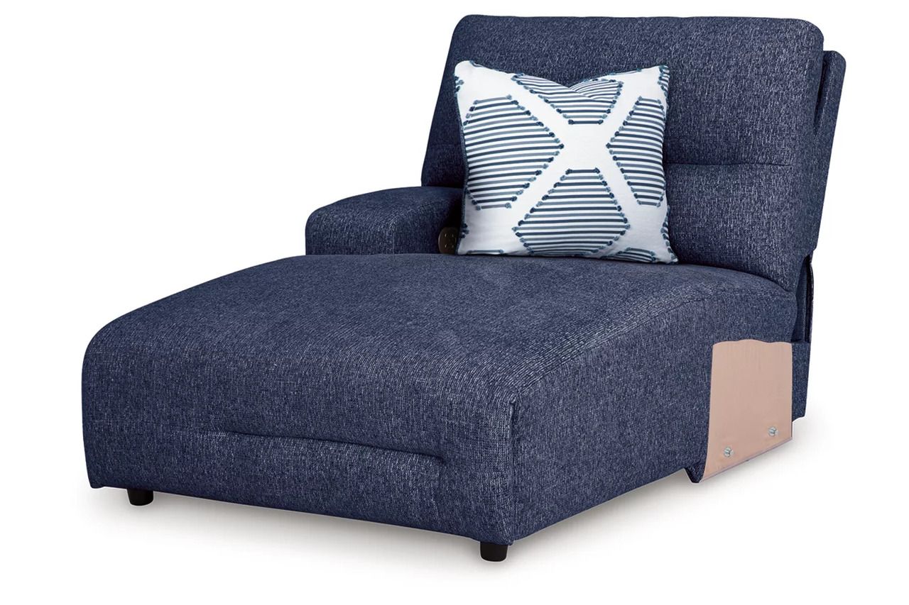 Acklen Place 3-Piece Power Reclining Sectional with LAF Chaise In Navy 93607S7