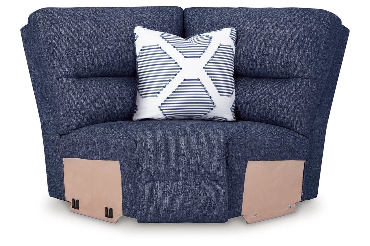 Acklen Place 3-Piece Power Reclining Sectional with LAF Chaise In Navy 93607S7