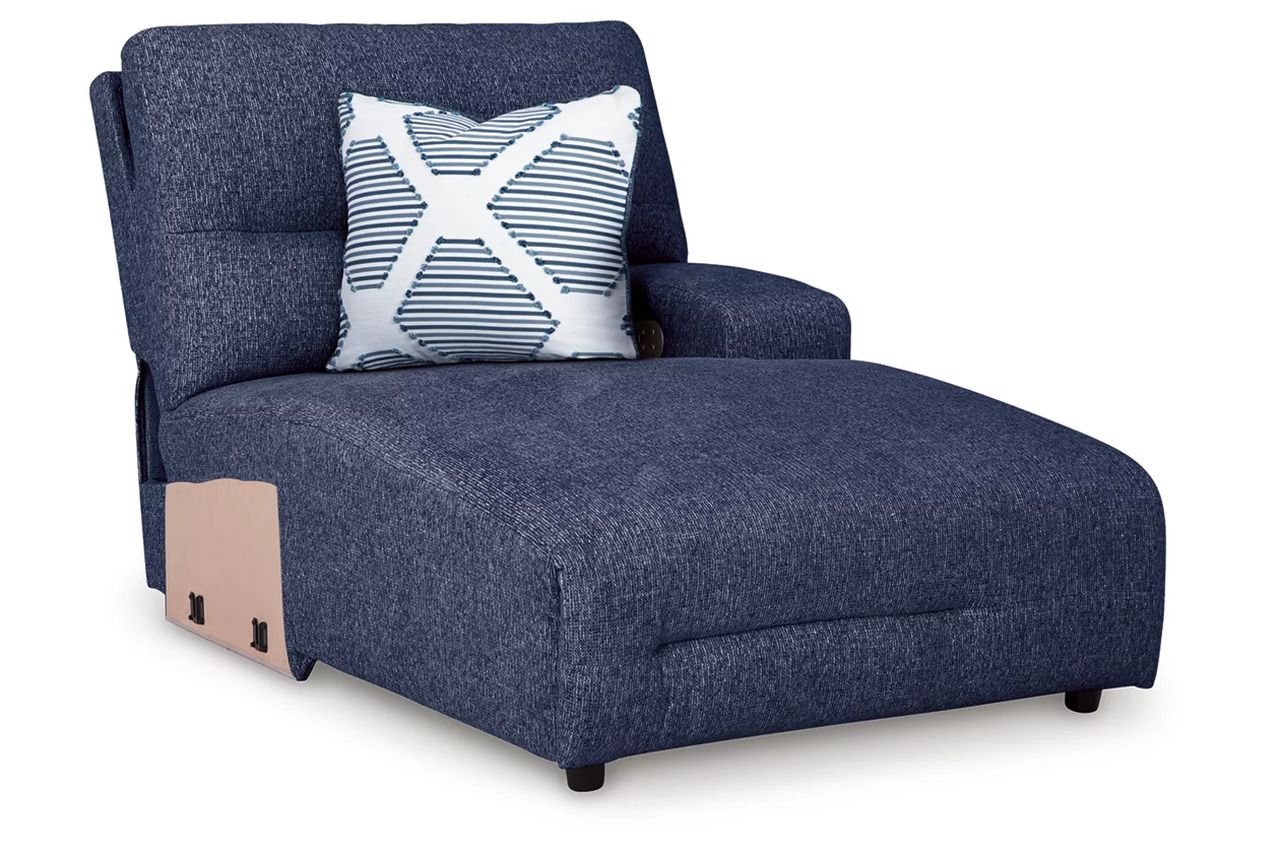 Acklen Place 3-Piece Power Reclining Sectional with LAF Chaise In Navy 93607S7