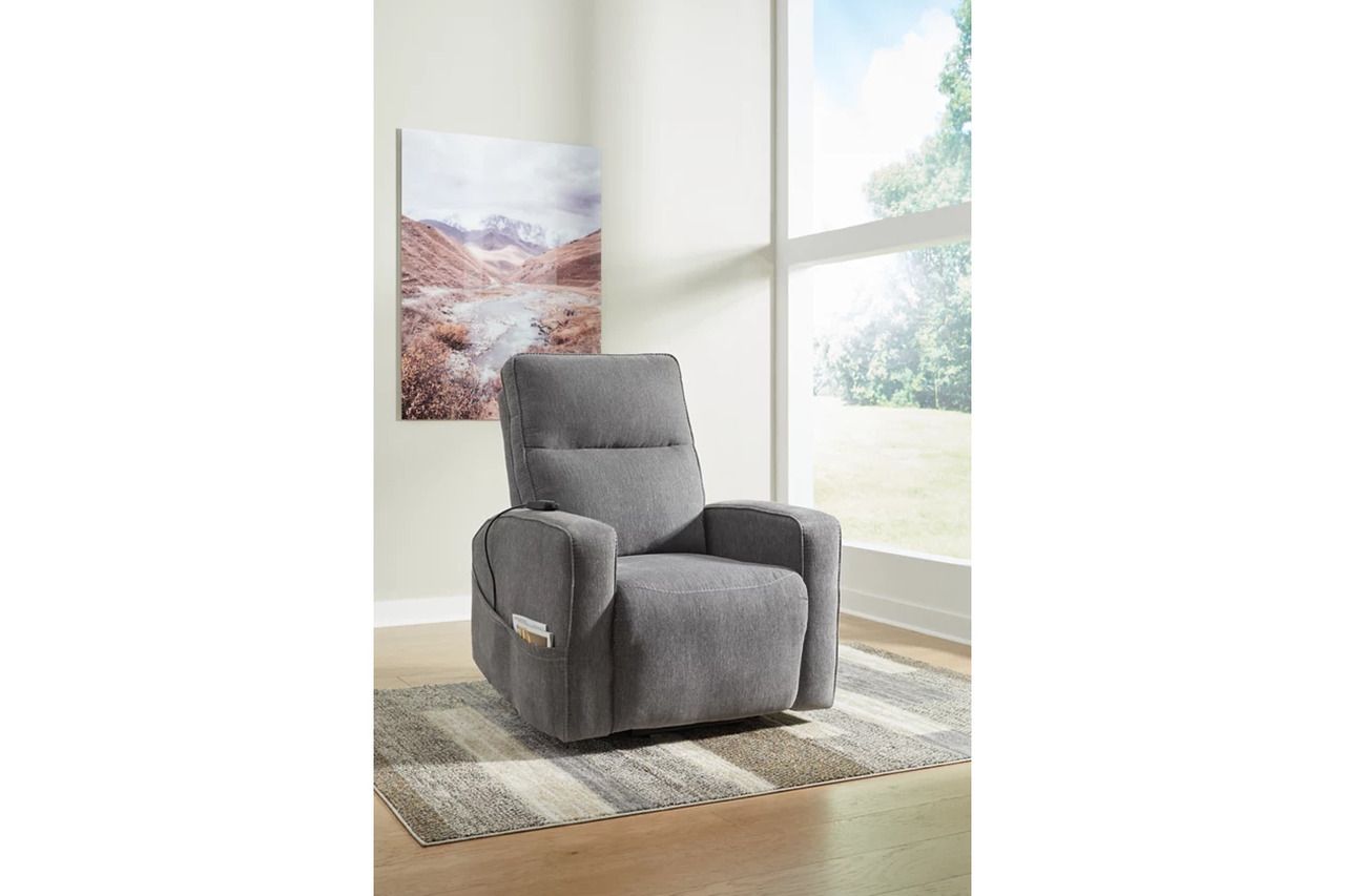 Starganza Power Lift Recliner In Gray 9370412