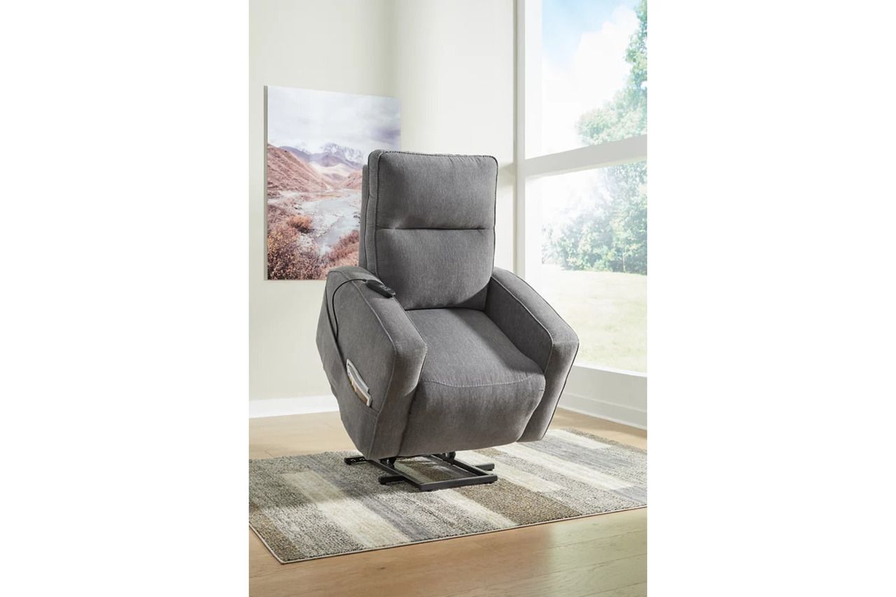 Starganza Power Lift Recliner In Gray 9370412