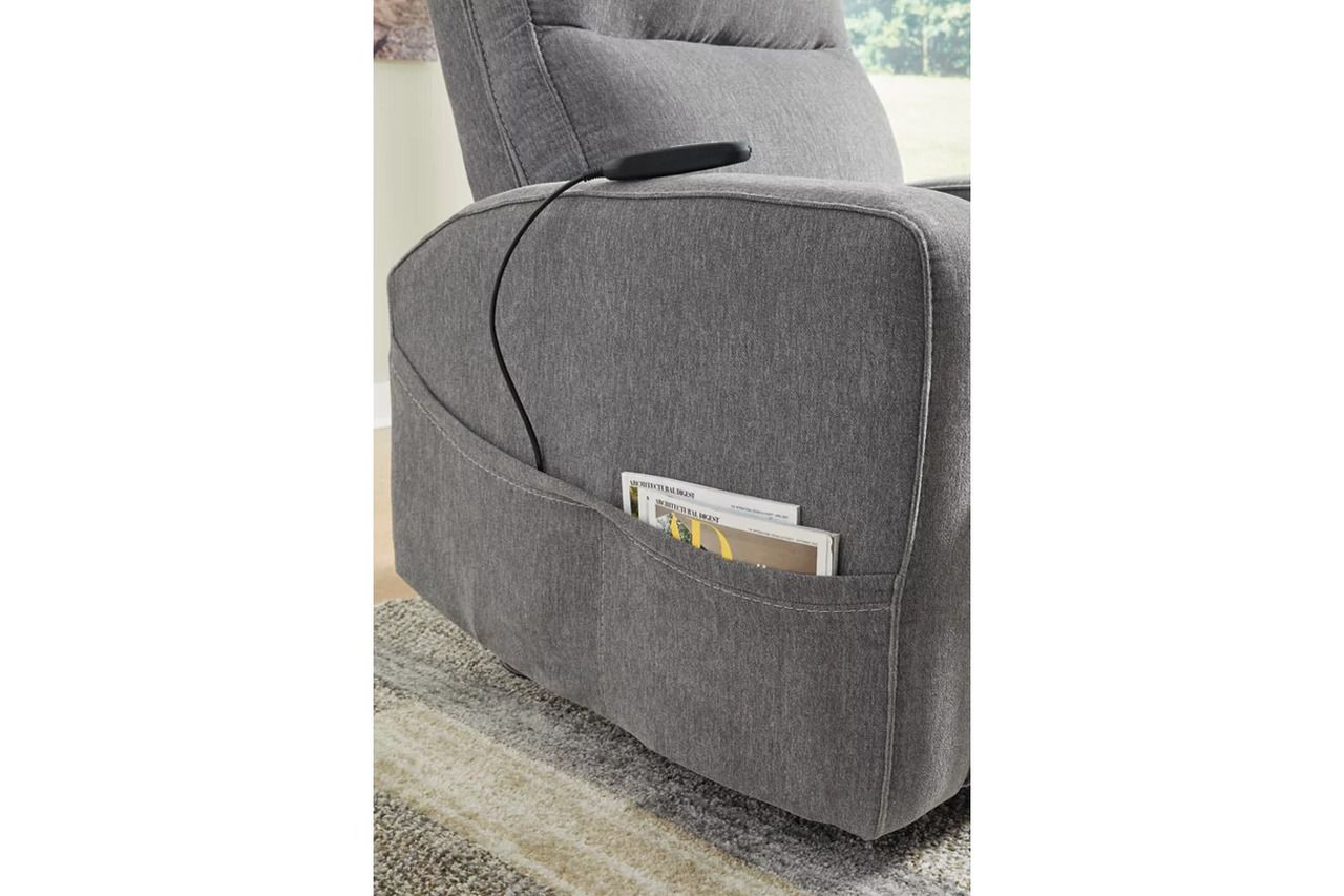 Starganza Power Lift Recliner In Gray 9370412