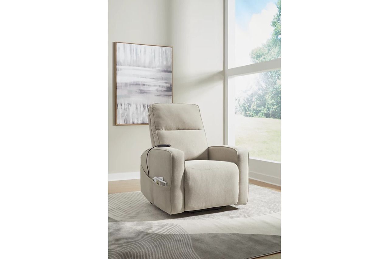 Starganza Power Lift Recliner In Smoke 9370512