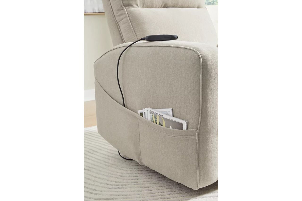 Starganza Power Lift Recliner In Smoke 9370512