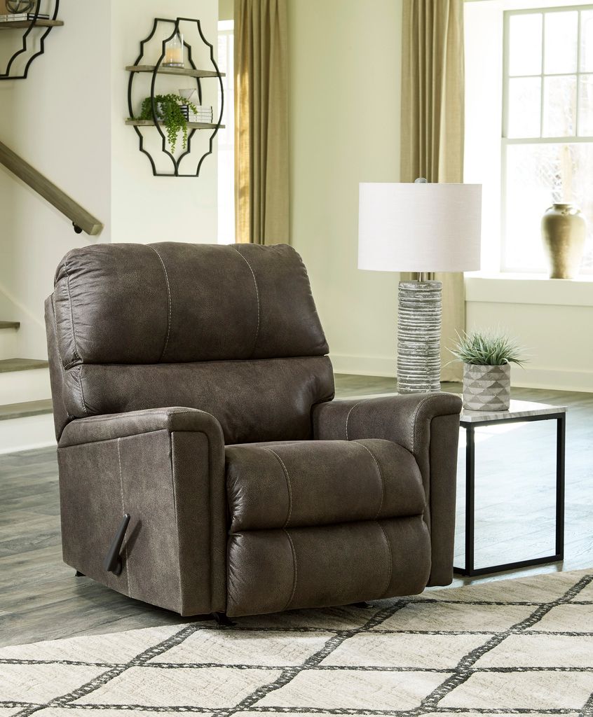 Navi Rocker Recliner In Smoke 9400225