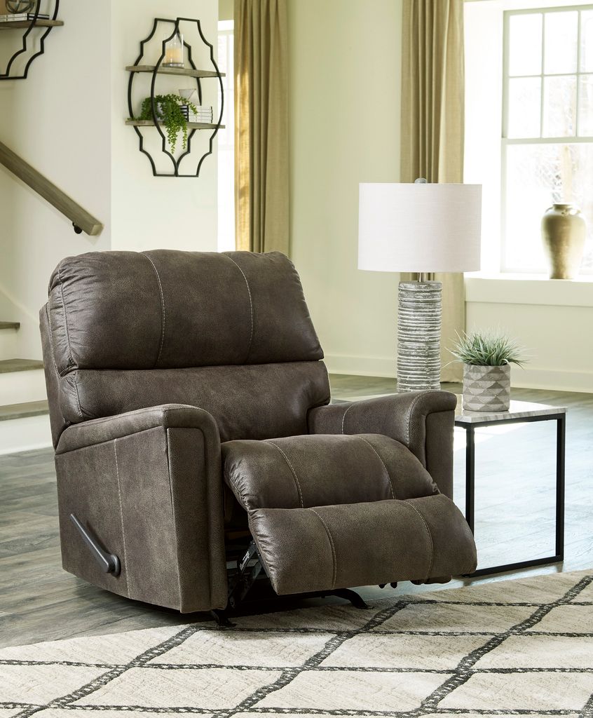 Navi Rocker Recliner In Smoke 9400225