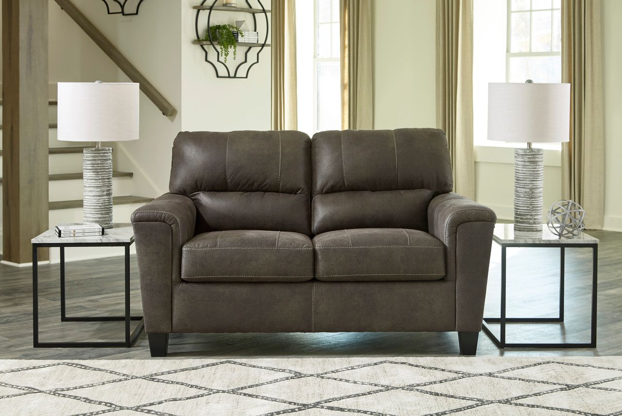 Navi Loveseat In Smoke 9400235