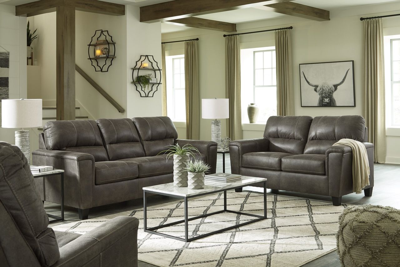Navi Loveseat In Smoke 9400235