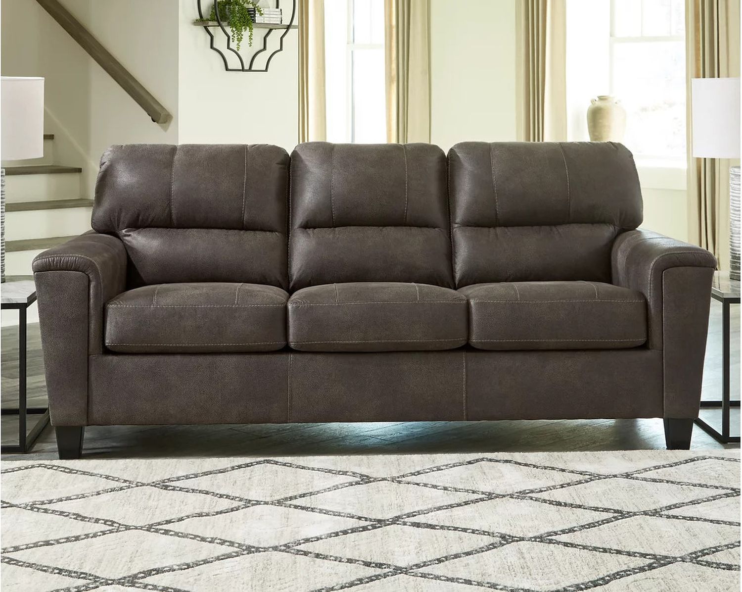 Navi Queen Sofa Sleeper In Smoke 9400239