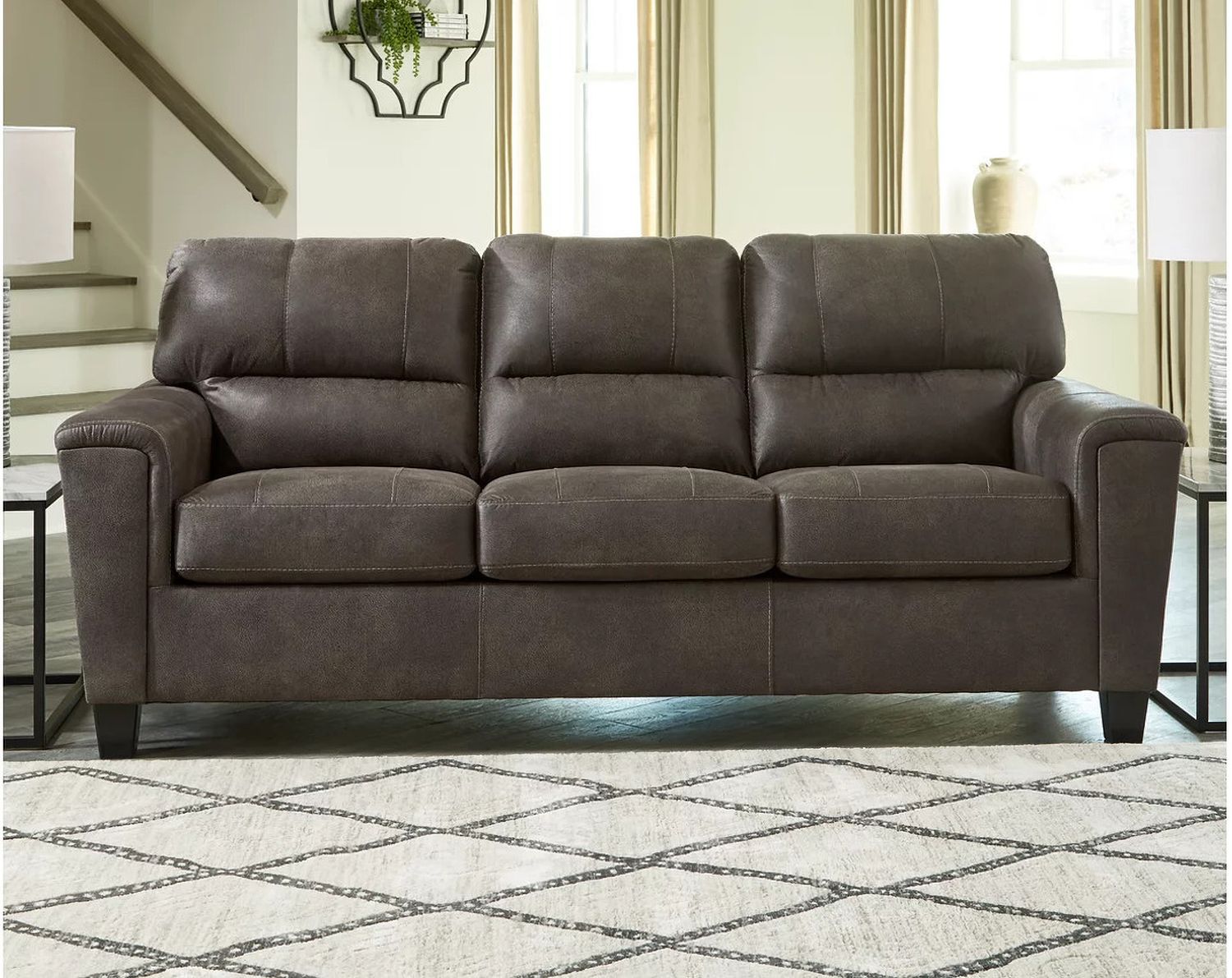 Navi Living Room Set In Smoke 94002U1