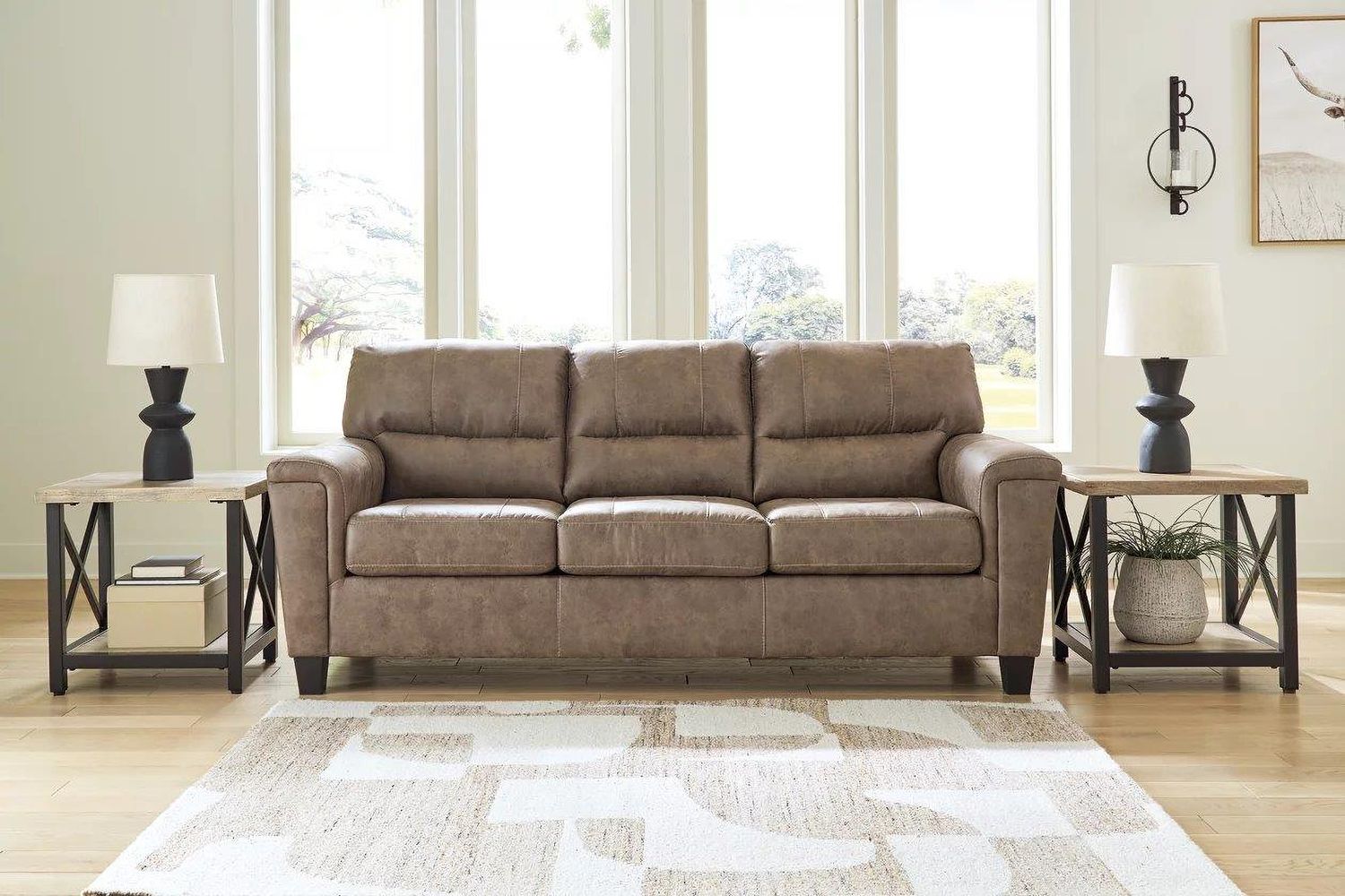 Navi Queen Sofa Sleeper In Fossil 9400439
