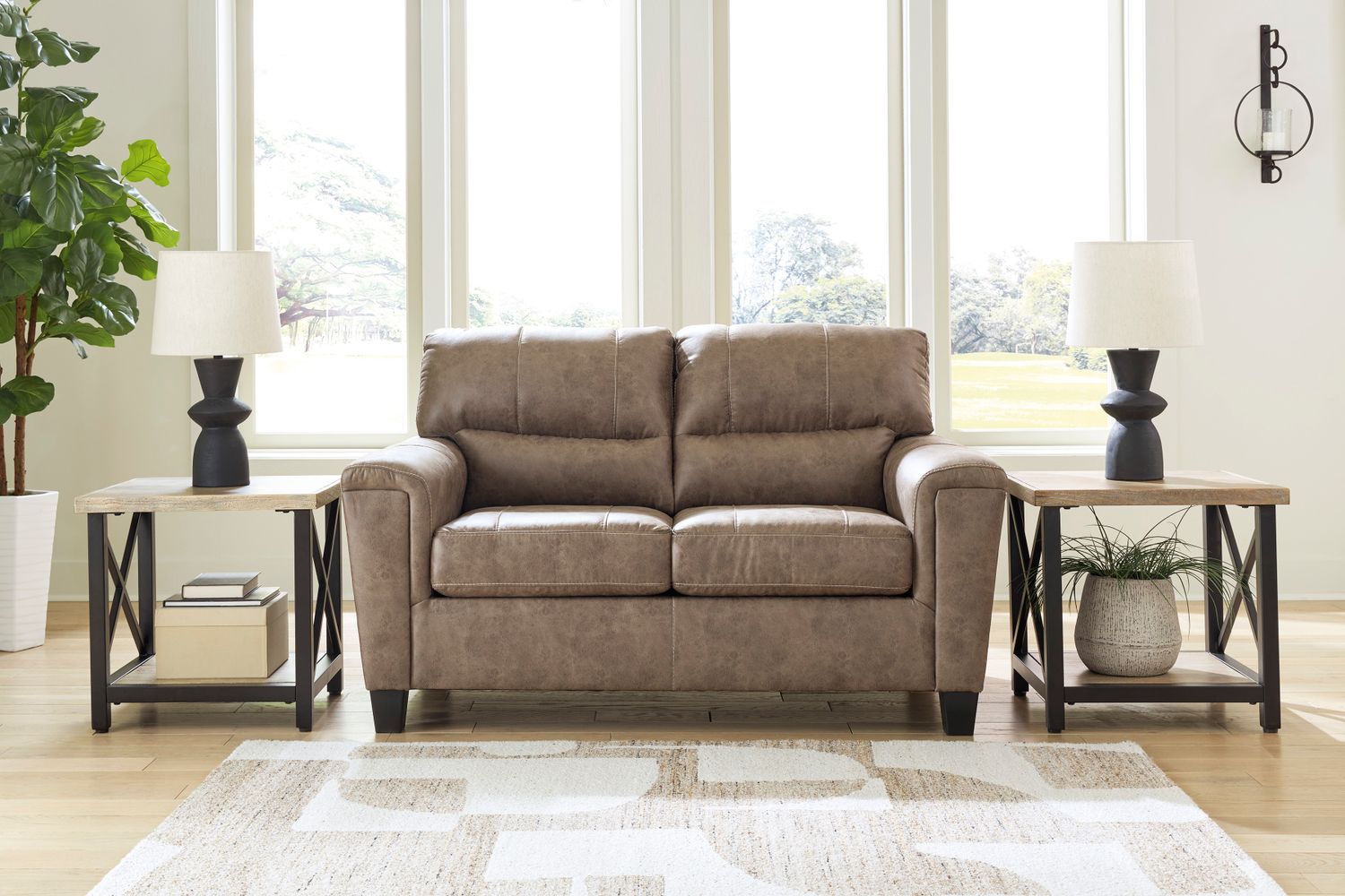 Navi Living Room Set In Fossil 94004U1