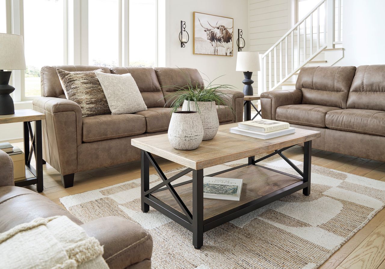 Navi Living Room Set In Fossil 94004U1