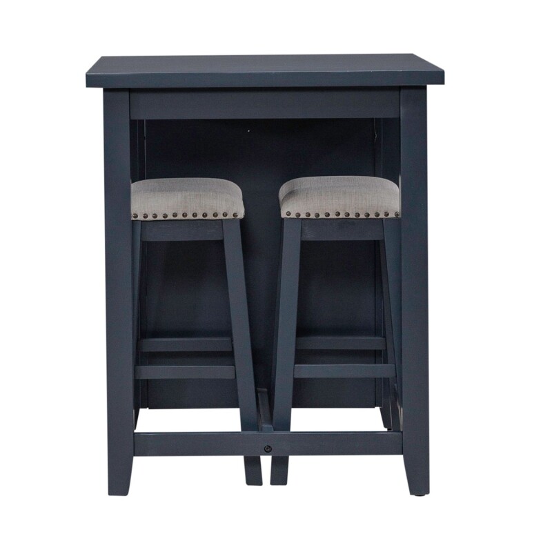 Brook Creek 3 Piece Counter Set - Navy 942NYCD3CTS