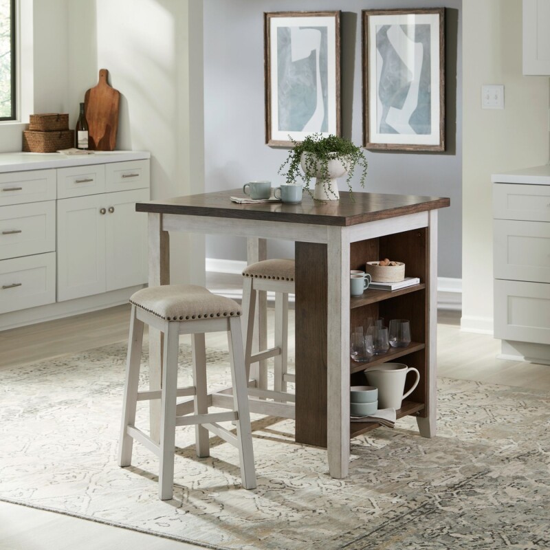 Brook Creek 3 Piece Counter Set - Two Tone 942TTCD3CTS