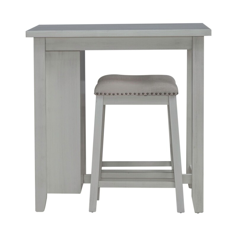 Brook Creek 3 Piece Counter Set - White 942WCD3CTS