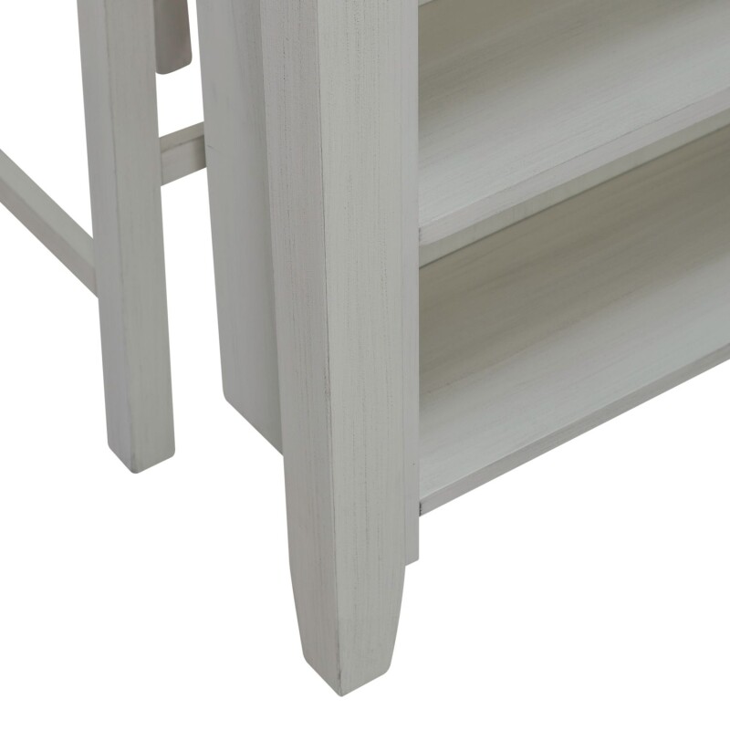 Brook Creek 3 Piece Counter Set - White 942WCD3CTS