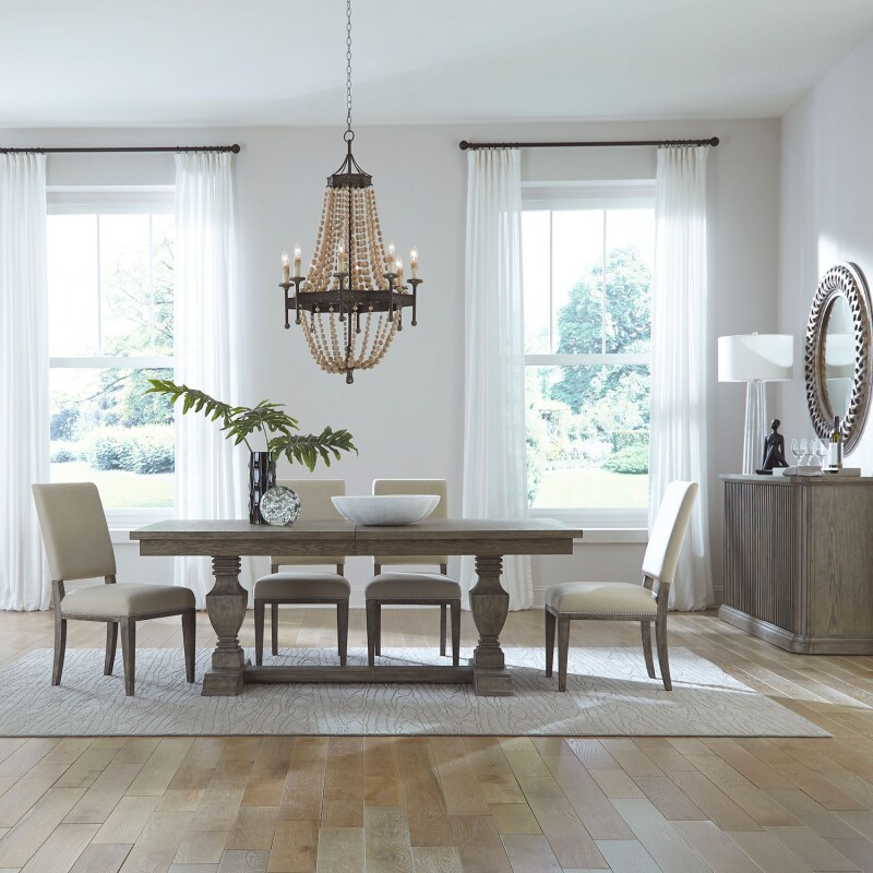 Westfield 5 Piece Trestle Table Set 944CD5TRS