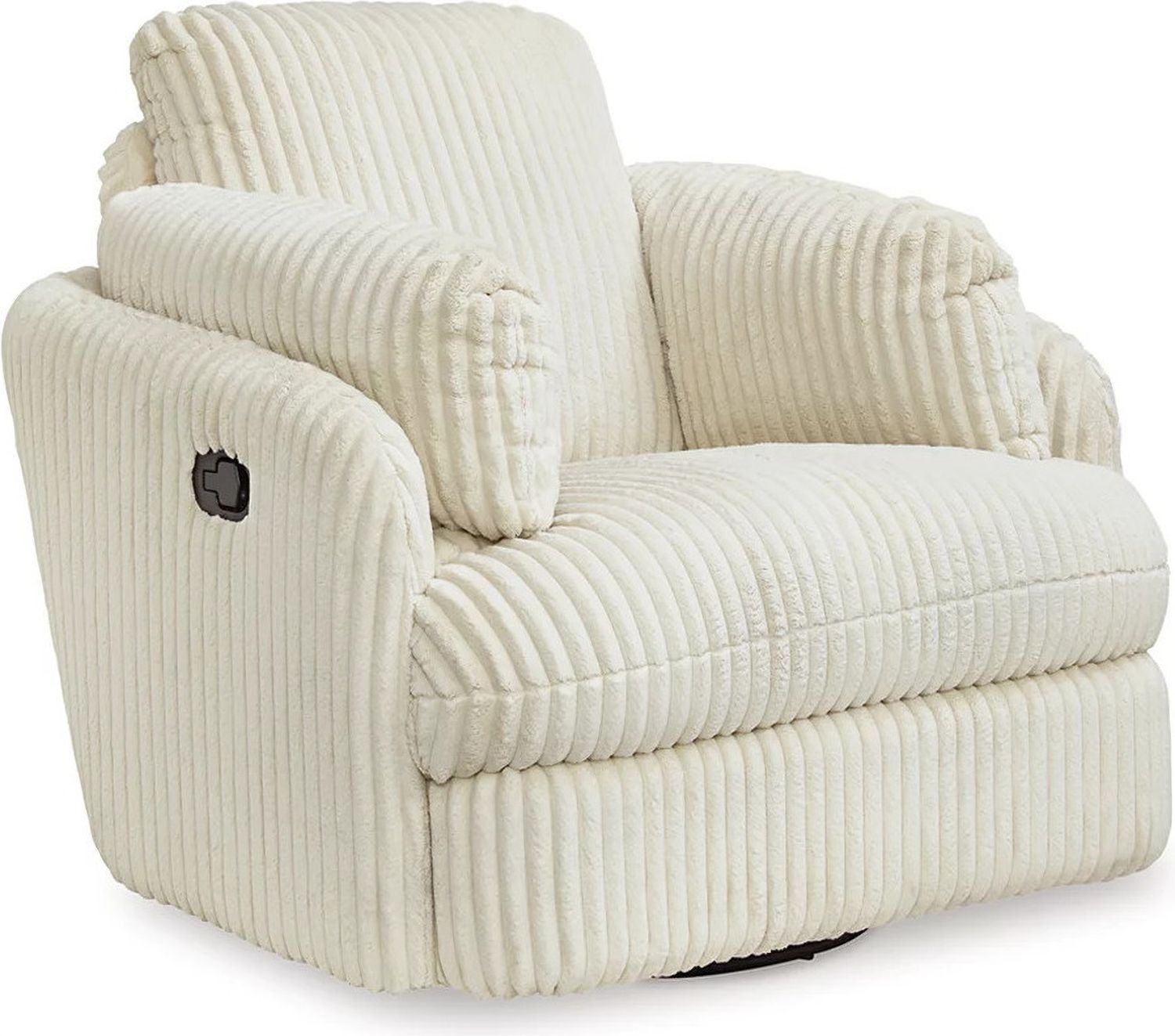 Tie-Breaker Swivel Glider Recliner In Ivory 9490261