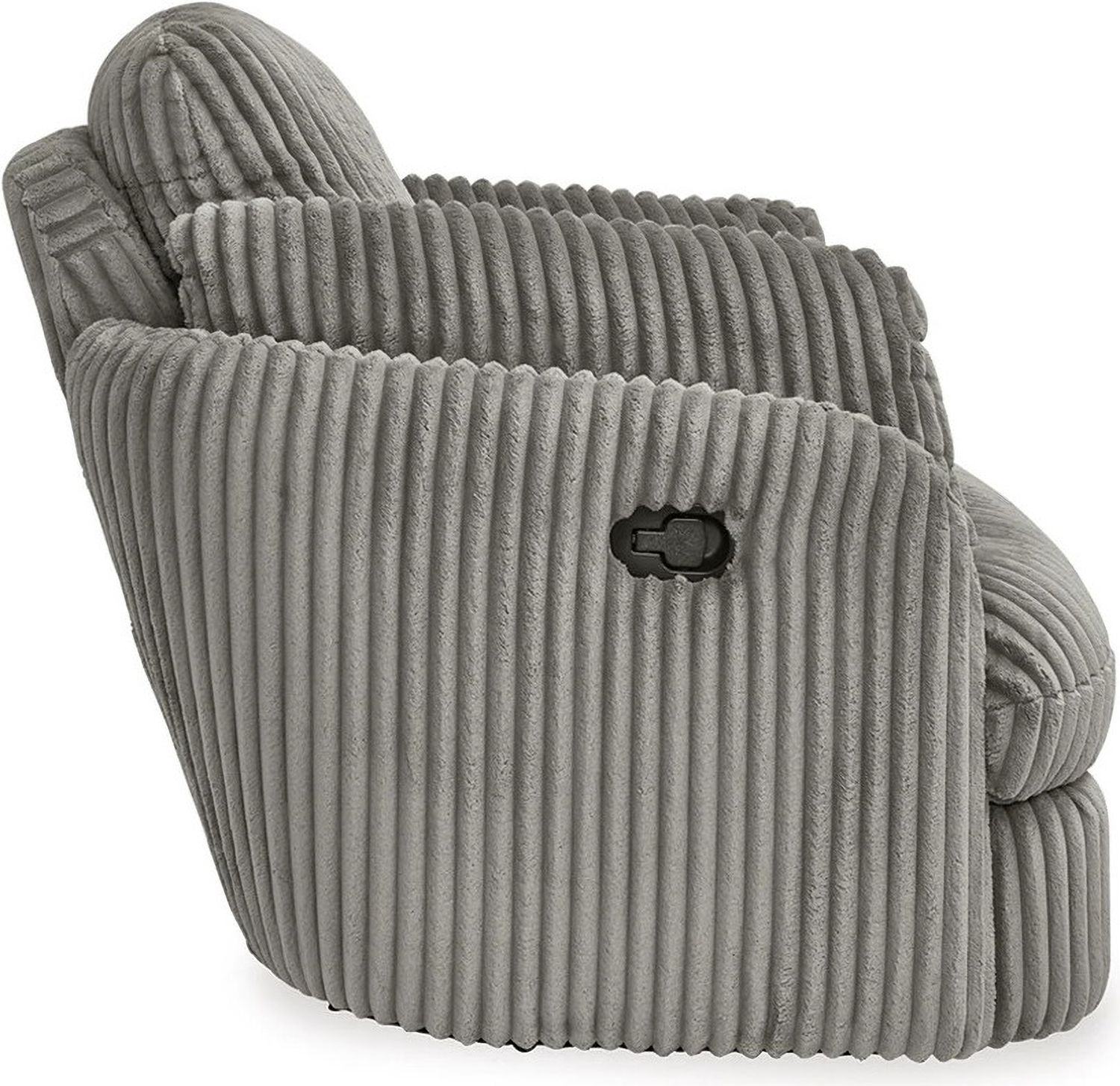 Tie-Breaker Swivel Glider Recliner In Fog 9490361