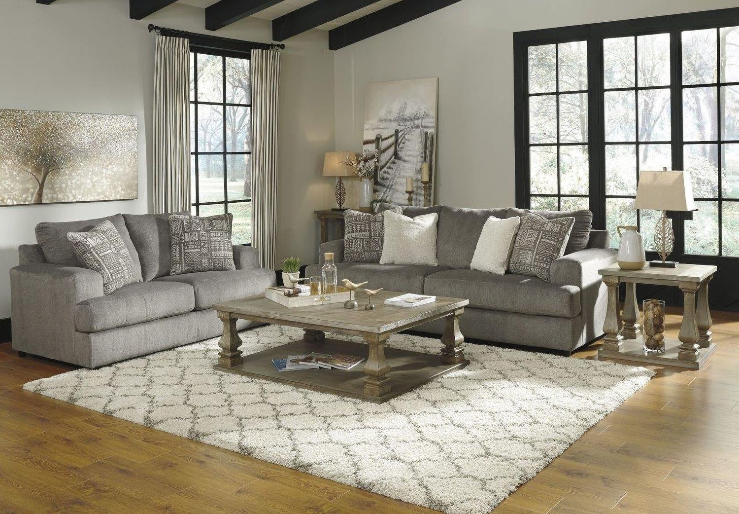 Soletren Loveseat In Ash 9510335