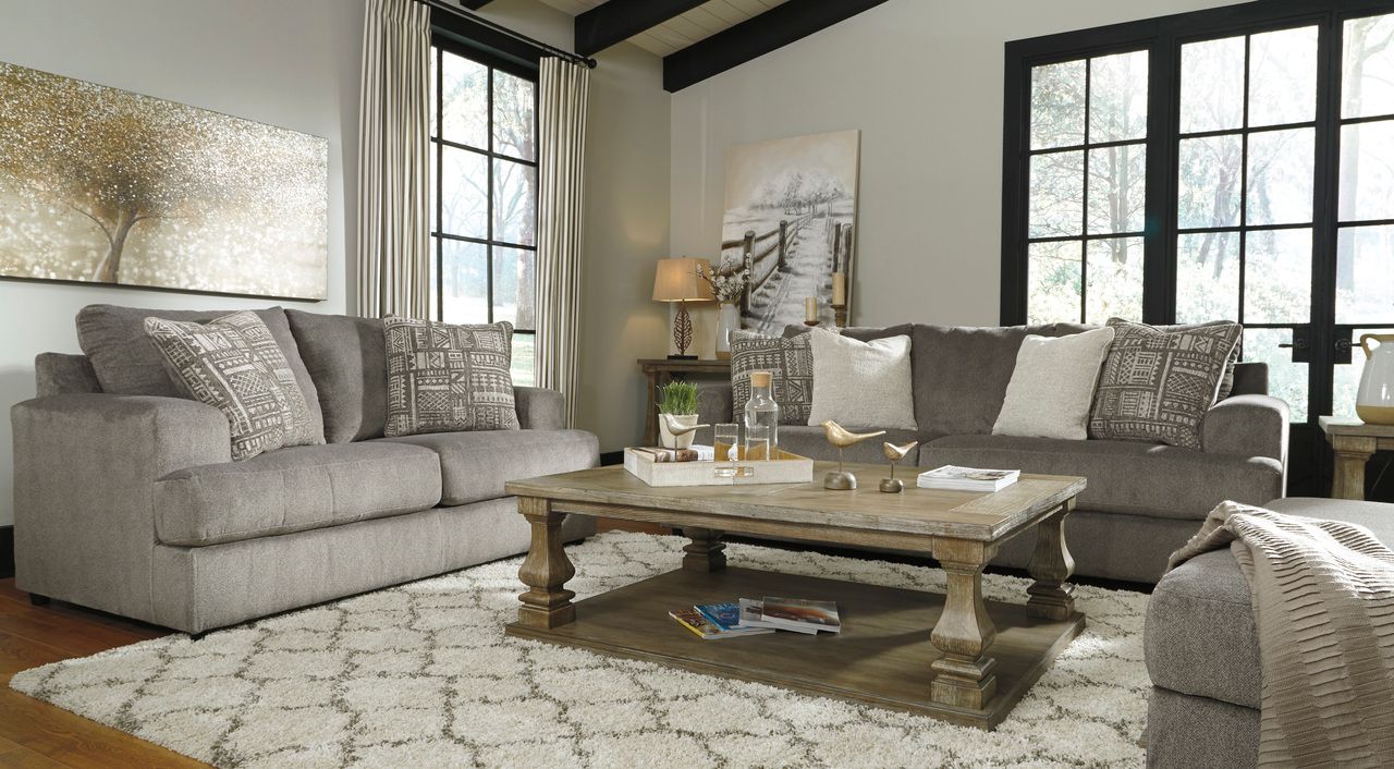 Soletren Living Room Set In Ash 95103U2