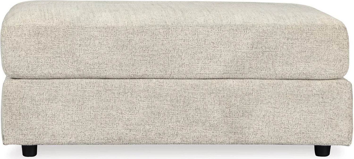Soletren Oversized Accent Ottoman In Stone 9510408